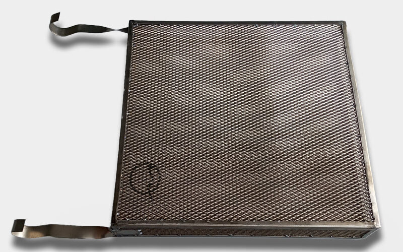 Titanium anode basket