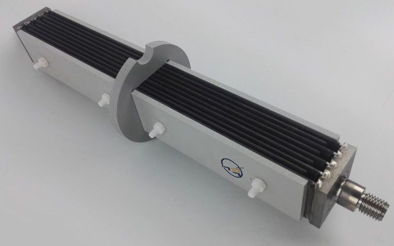 Titanium anode for chlorine production