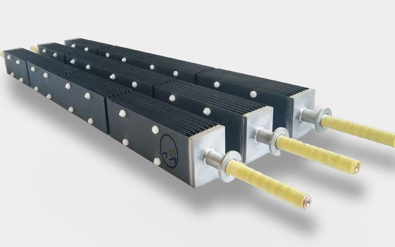 Titanium anode for sodium hypochlorite generators