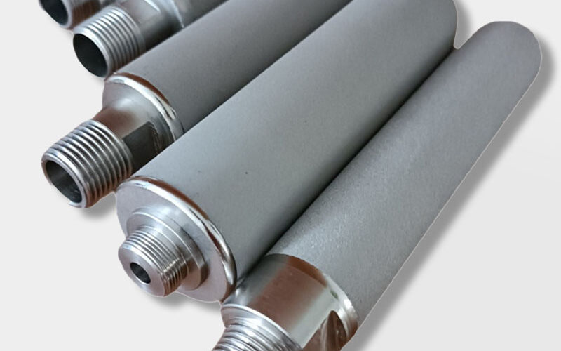 Titanium filter element