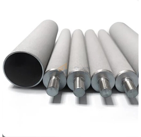 Titanium filter tube