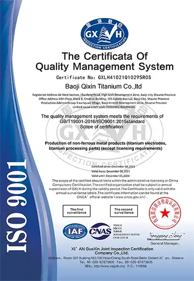 ISO 9001 Quality Management System Certification ISO 9001 Quality Management System Certification