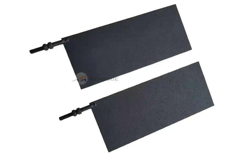 Ru Ir MMO coated titanium anode plates for saltwater pool chlorinators Ru-Ir MMO coated titanium anode plate for saltwater pool chlorinator cells