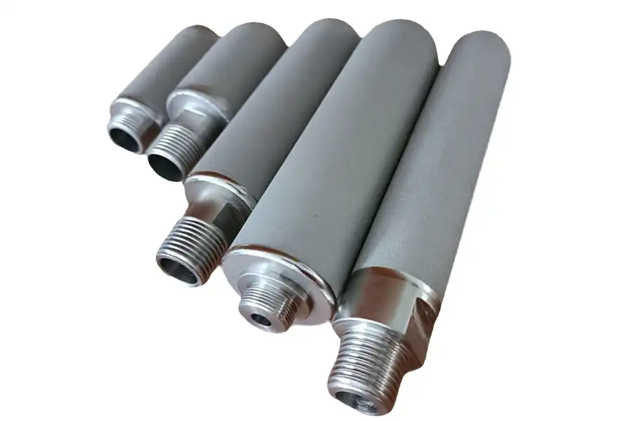 Titanium powder sintered filter element Titanium powder sintered filter element